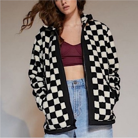 Checkered Sherpa Jacket by Pendleton x Urban Outfitters - Picture 8 of 8